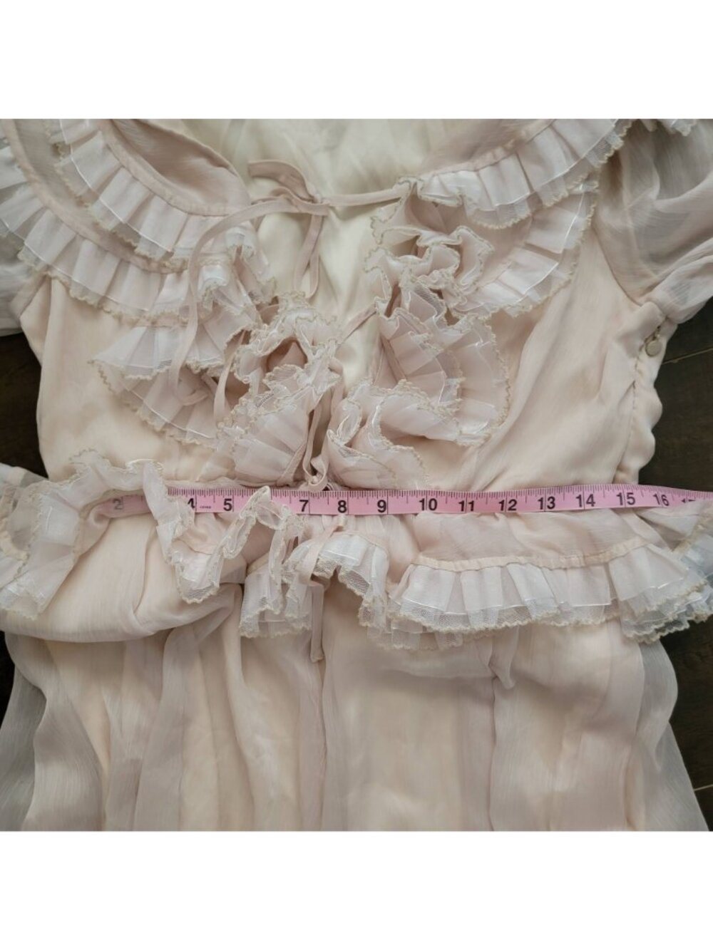 Celia B Bliss Maxi Dress Ethereal Romantic Fairycore Whimsical Vintage Womens M - Picture 6 of 9